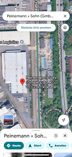 Peinemann + Sohn (GmbH & Co. KG) — Kundenfoto
